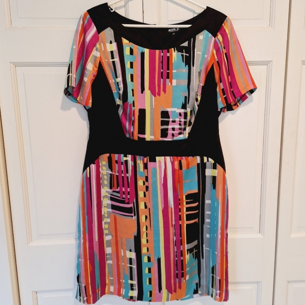 Allen B. by Allen Schwartz sateen short sleeved dress
